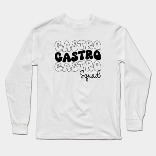 Gastro Squad Groovy Design For Doctor Gastroenterology Long Sleeve T-Shirt